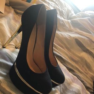 Black heels